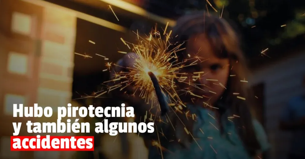 Se registraron al menos cuatro heridos por el uso de pirotecnia