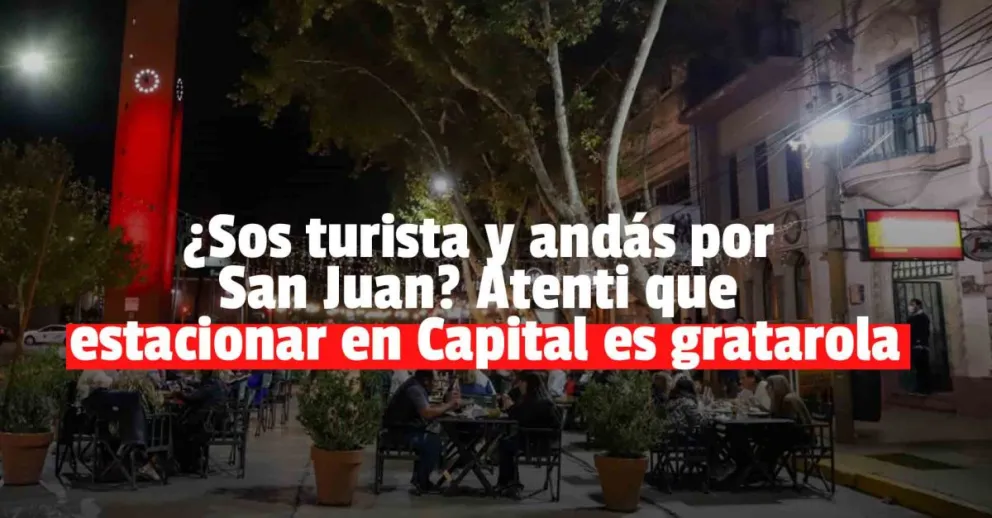 Los turistas podrán estacionar gratis en Capital 