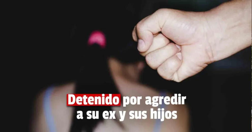 Un hombre fue detenido por agredir a su pareja y a sus hijos