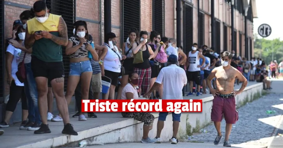 Argentina con nuevo récord de contagios: 95.159 casos 