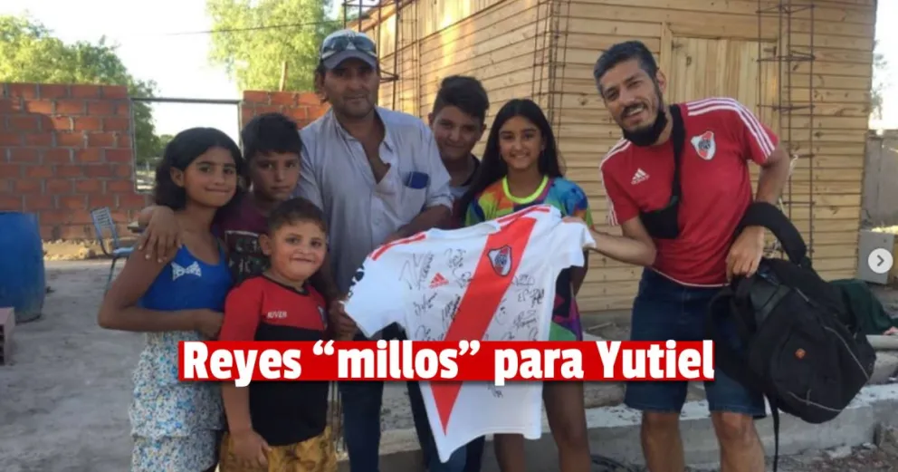 El pequeño hincha de River que fue viral recibió un regalo muy especial