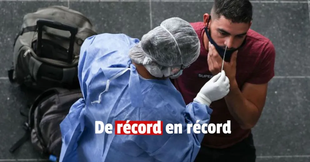 Nuevo récord: 109.608 nuevos casos y 40 muertos en las últimas 24 horas
