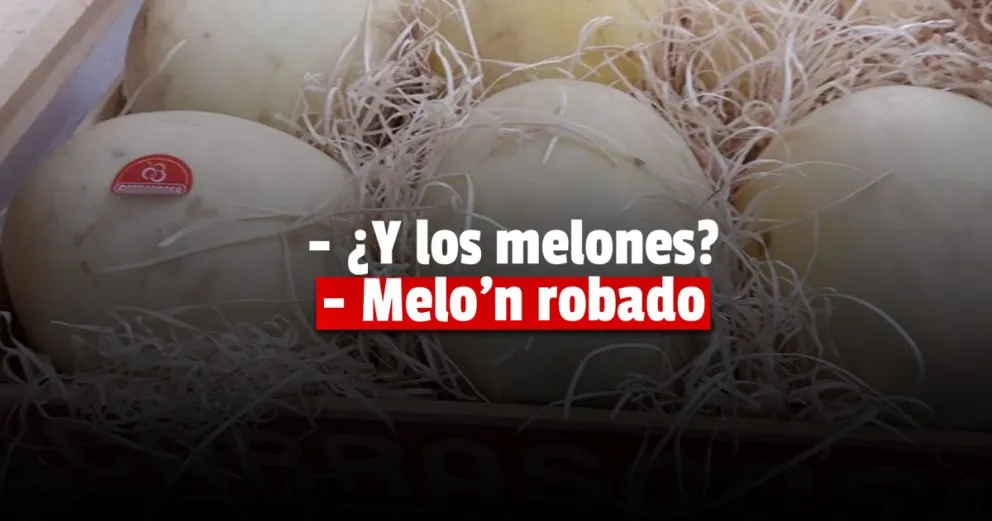 Dos sujetos detenidos por robar melones de una finca