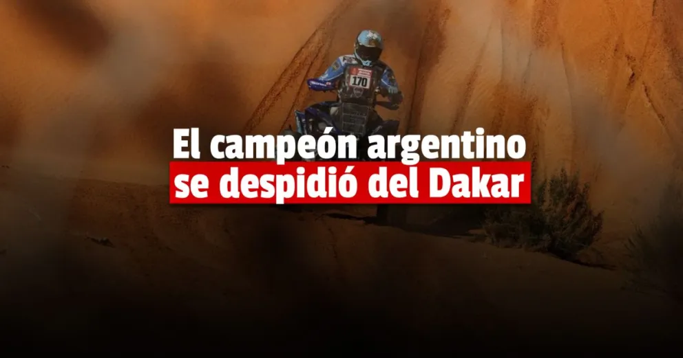 El campeón argentino del Dakar sufrió un accidente y abandonó la competencia