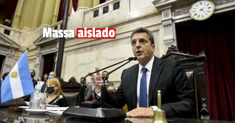 Sergio Massa fue aislado luego que su esposa diera positivo