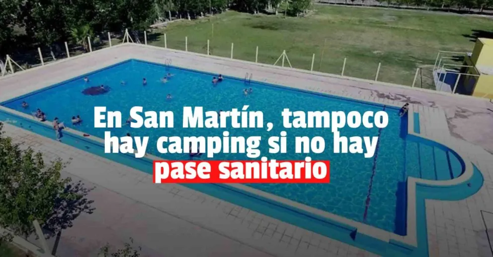 San Martín pedirá pase sanitario para el ingreso a sus campings 