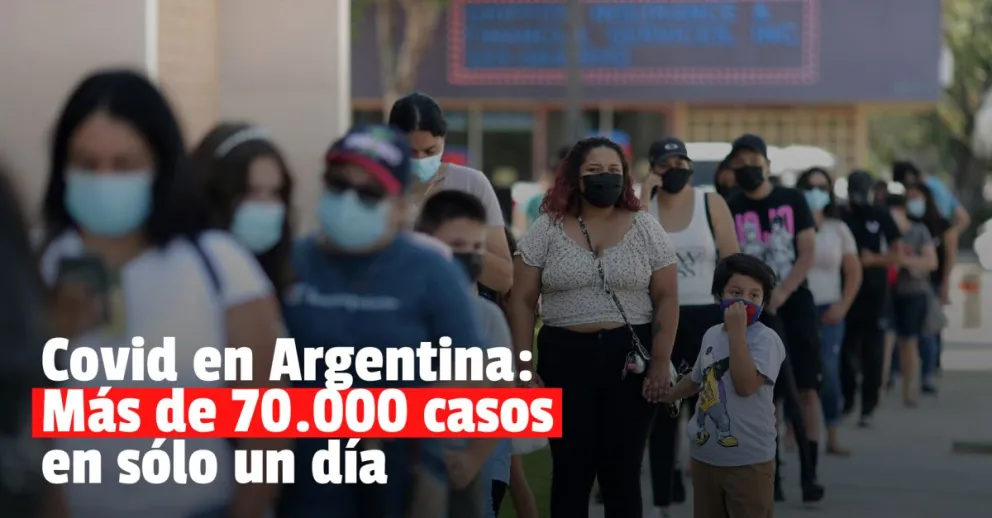 Covid-19: Informaron 73.319 nuevos casos y 27 muertos en las últimas 24 horas