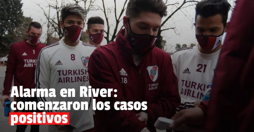 River en alerta por casos positivos de Covid-19