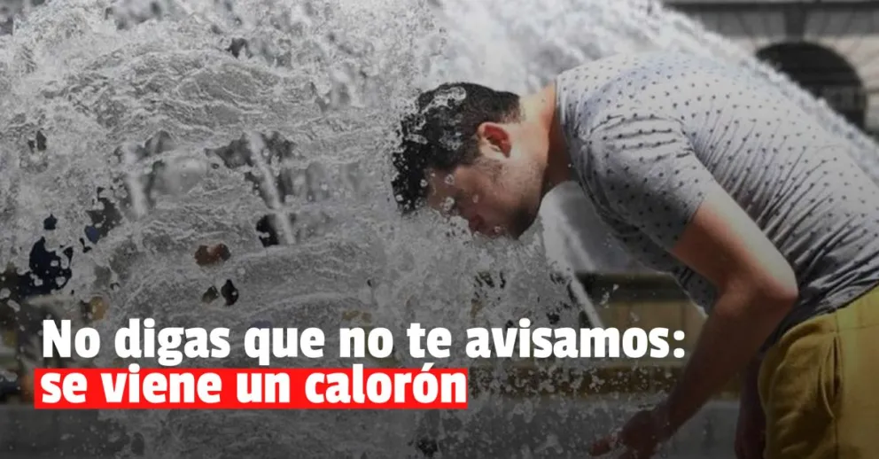 Emitieron un alerta por altas temperaturas