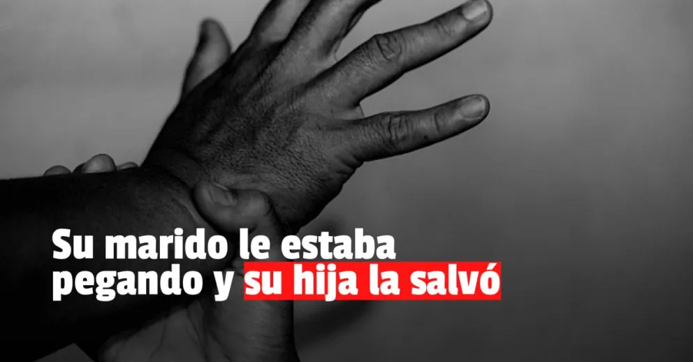 Una mujer salvó a su madre la salvaje golpiza de su padre 
