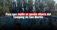 El camping de San Martín abre más días a la semana 