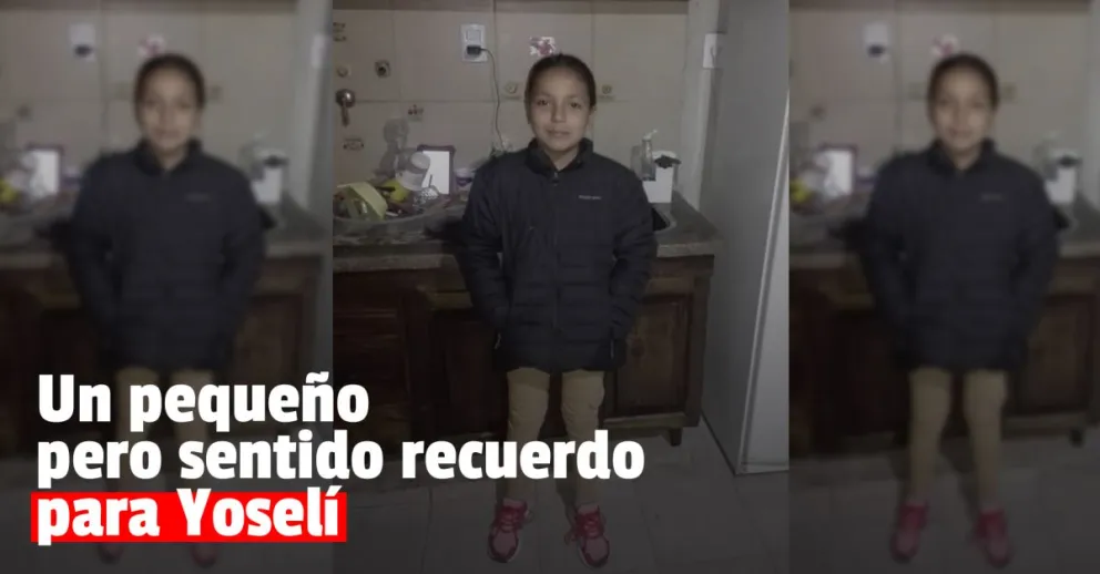 Familiares de Yoselí hicieron un pequeño homenaje donde encontraron el cuerpo de la menor