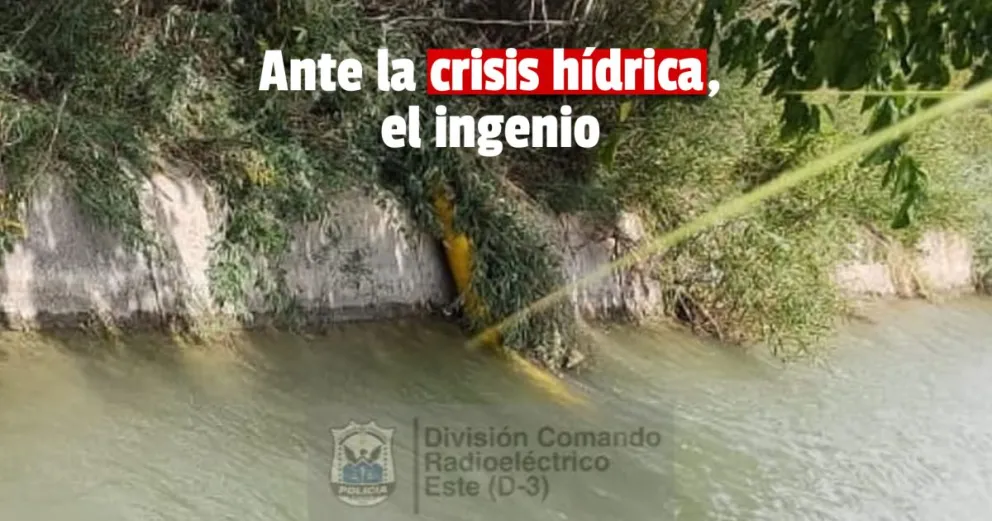 Usaban cañerías para sacar agua de manera ilegal de un canal