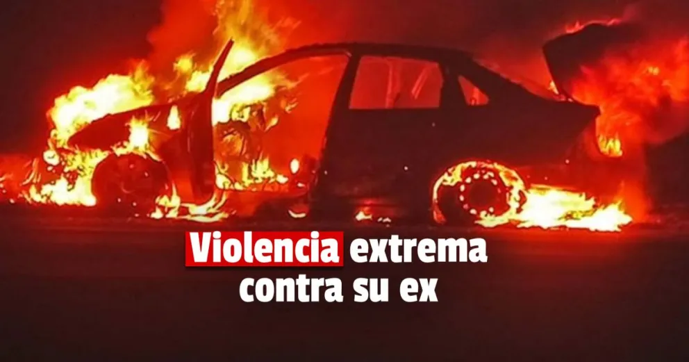 Agredió y le incendió el auto a su ex: le pusieron una perimetral y la detuvieron