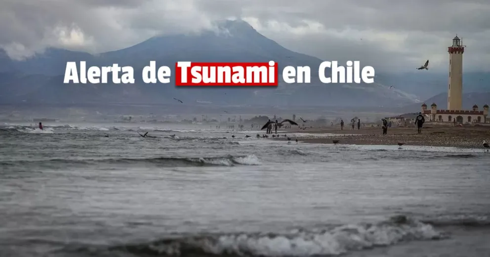 Chile evacuó las costas por posible tsunami tras la erupción del volcán submarino en Tonga