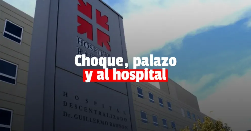 Perdió el control del auto y terminó chocando contra un árbol