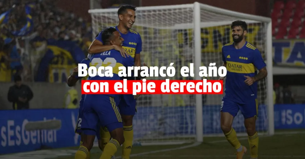 Boca arrancó el año con un triunfo frente a Colo Colo