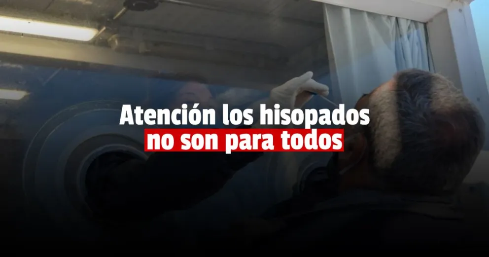 Cambia el criterio para hisopar en la provincia