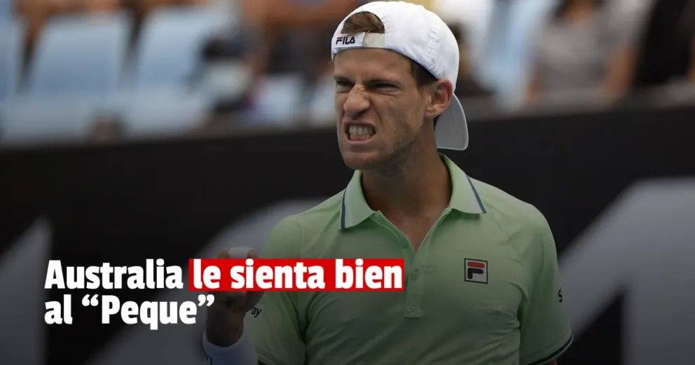 Diego Schwartzman debutó con un triunfo en el Abierto de Australia