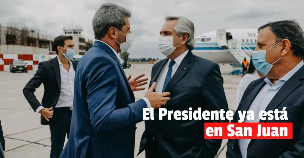 Fernández arribó a San Juan para lanzar el Clúster de Energía Renovable