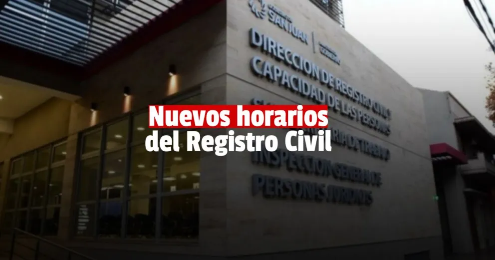 Estos son los horarios de atención del Registro Civil