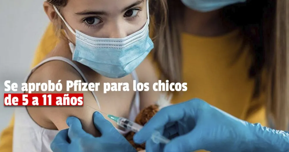 La ANMAT aprobó el uso de la vacuna de Pfizer para chicos de 5 a 11 años