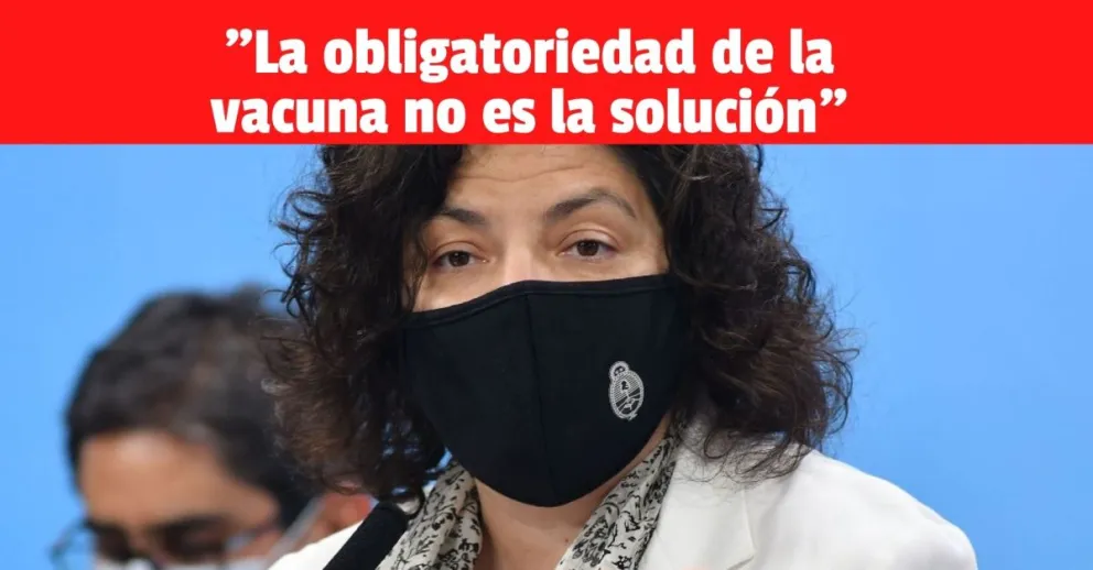 Vizzotti rechazó el proyecto de vacunación obligatoria