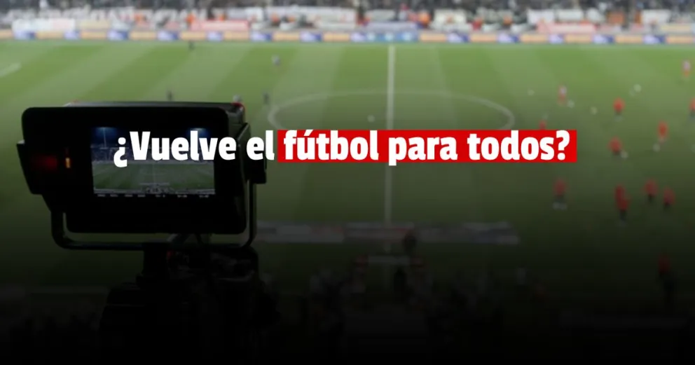 Presentaron un proyecto para televisación libre y gratuita del fútbol argentino