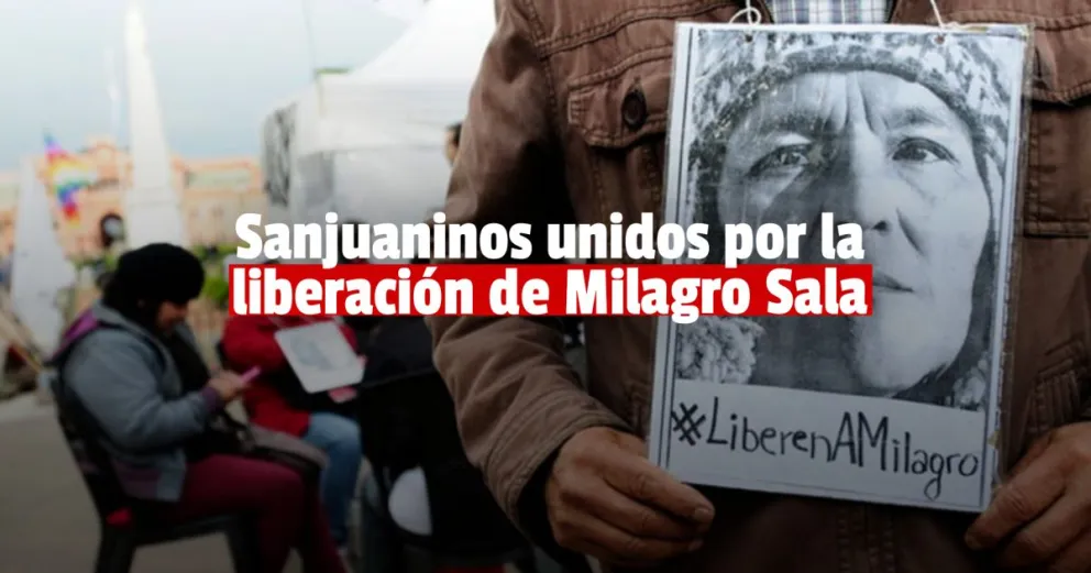 Sanjuaninos repudian la detención de Milagro Sala