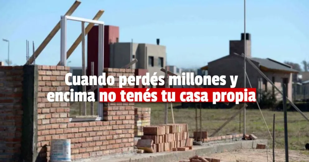 Once familias denunciaron a una empresa constructora por estafa: "No se hizo ninguna casa"