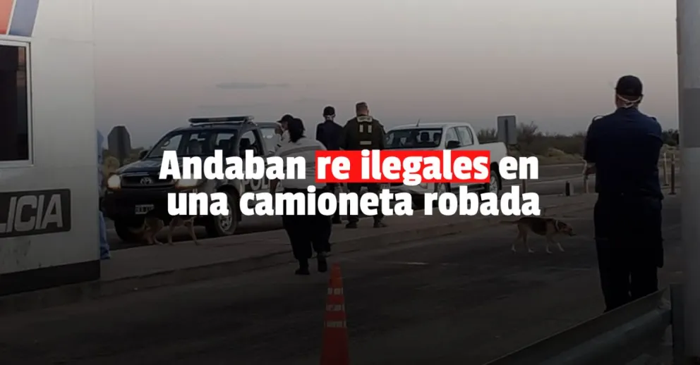 Encontraron en Sarmiento una camioneta que fue robada en Mendoza 