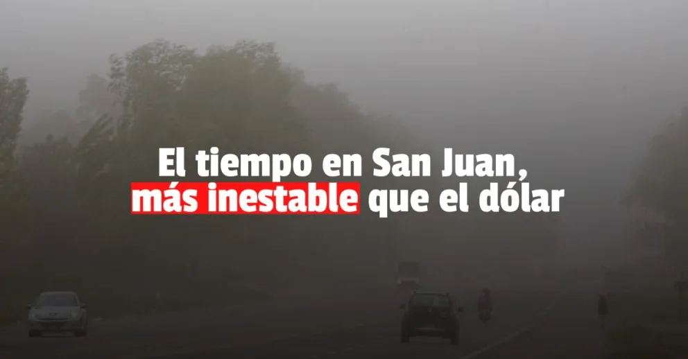 Emitieron dos alertas meteorológicas por Zonda y Sur