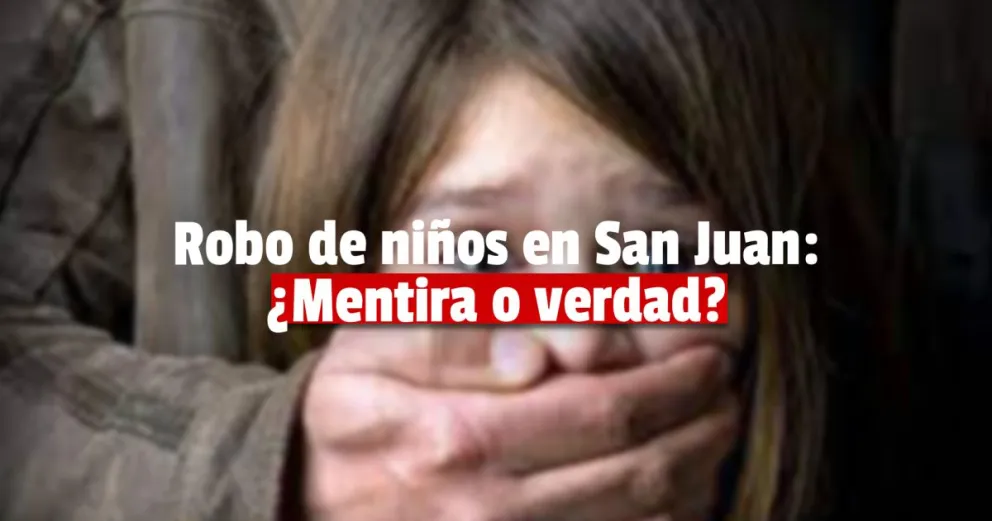 Audios virales: Policía de San Juan desmiente que haya una banda roba niños