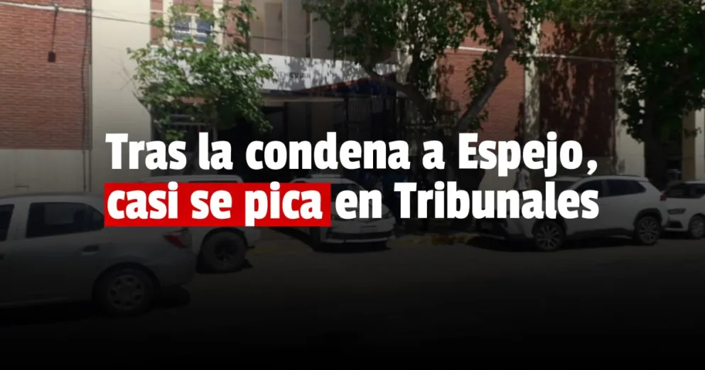 Tensión en Tribunales tras la sentencia a Diego Espejo 