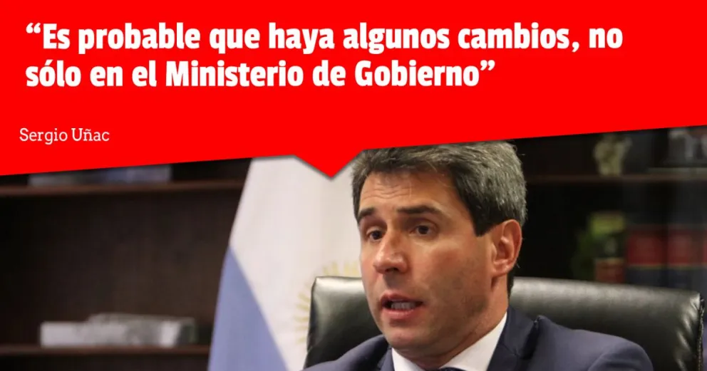 Uñac no descartó que haya cambios en su Gabinete