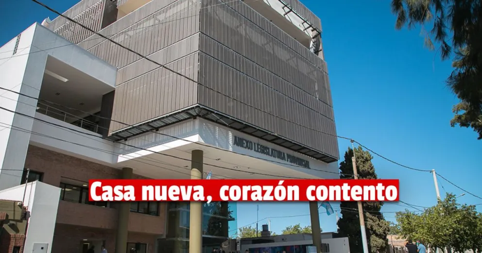 Inauguraron el nuevo edificio anexo de la Legislatura provincial