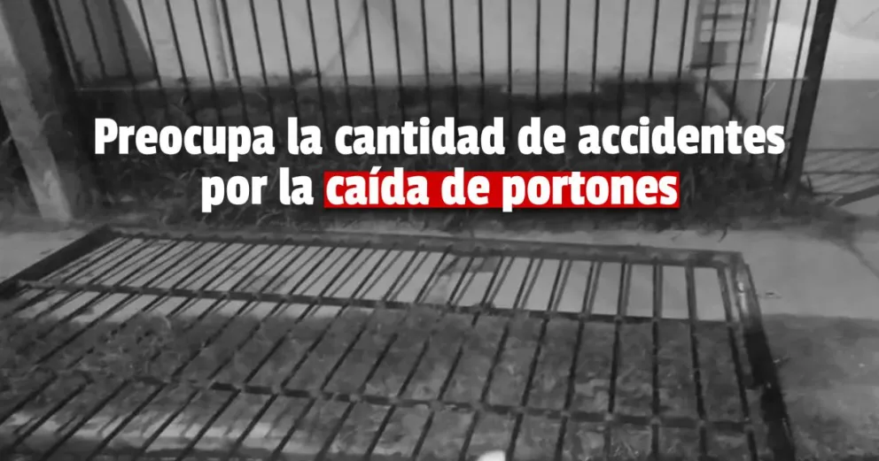  Tan solo en noviembre una niña murió y cuatro más fueron aplastados por la caída de portones