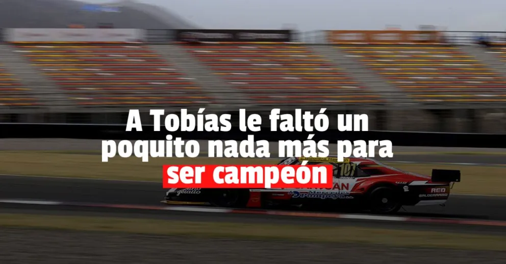 Tobías Martínez quedó cuarto y le faltó poco para salir campeón
