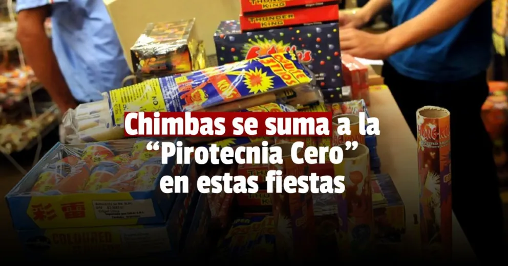 Chimbas prohibió el uso y venta de pirotecnia en todo el departamentp 