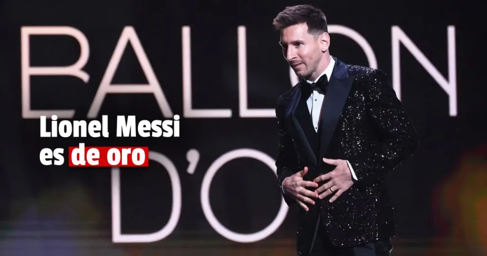 Messi ganó su séptimo Balón de Oro
