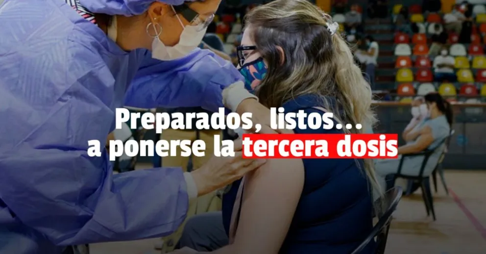Tercera dosis: arranca la vacunación espontánea para los mayores de 50 años 