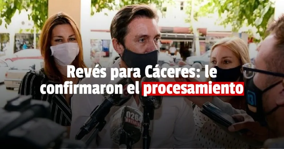 Confirmaron el procesamiento contra Eduardo Cáceres por violencia de género