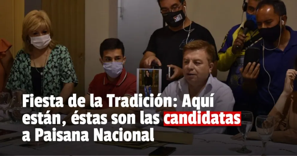 Éstas son las candidatas a Paisana Mayor de la Fiesta Nacional de la Tradición