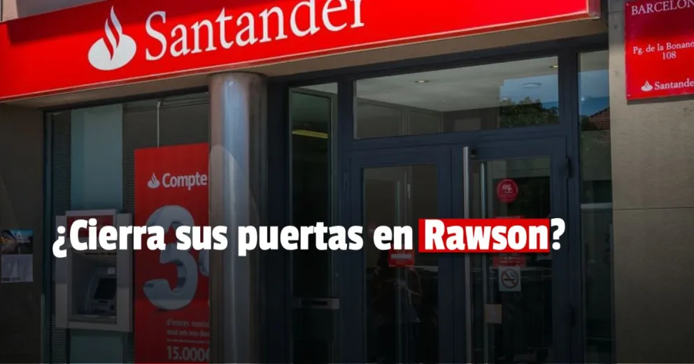 El Banco Santander cerrará algunas sucursales y hay preocupación en la provincia
