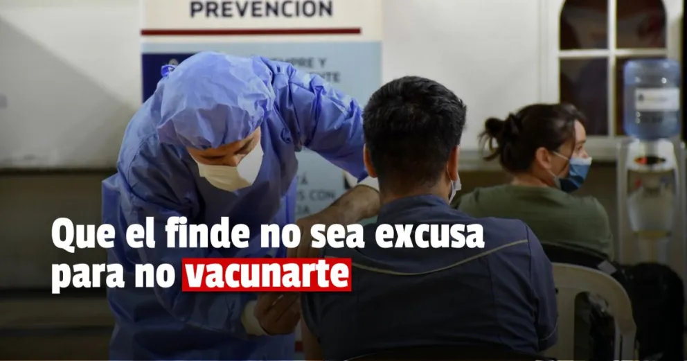 Así será la vacunación este fin de semana