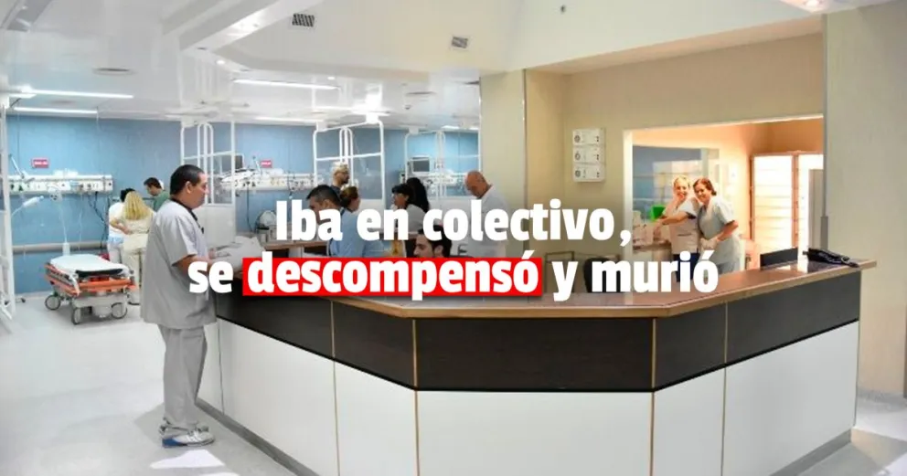 Una mujer falleció luego de descompensarse en un colectivo