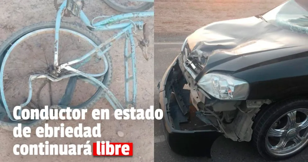 Continuará en libertad el conductor que atropelló y mató al ciclista de 9 de Julio