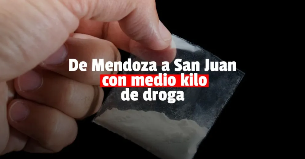 Atraparon en un colectivo a una mujer que venía hacia San Juan con más de medio kilo de cocaína