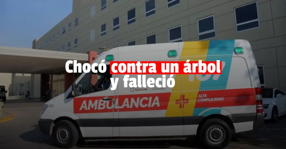 Un motociclista perdió la vida tras chocar contra un árbol