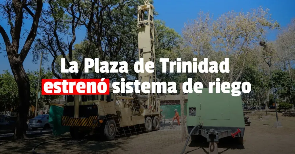 La Plaza de Trinidad, con nueva sistema de riego 